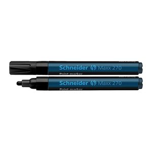 Schneider 270 Lackmarker schwarz 1,0 - 3,0 mm, 10 St.