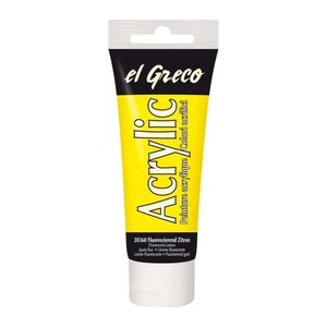 KREUL el Greco Acrylfarbe neongelb 75,0 ml, 1 St.