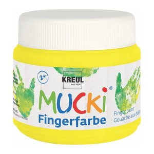 KREUL MUCKI Fingerfarbe neongelb 150,0 ml, 1 St.