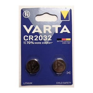 VARTA Knopfzellen CR2032 Lithium 3,0 V, 2 St.