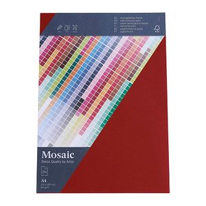artoz Briefpapier Mosaic feuerrot DIN A4 90 g/qm 25 Blatt