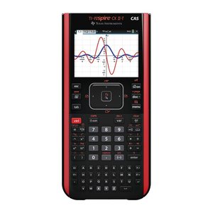 TEXAS INSTRUMENTS TI-Nspire CX II-T CAS Grafikrechner schwarz/rot