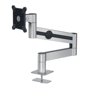 DURABLE Monitor-Halterung 508423 silber für 1 Monitor, Tischbohrung