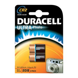 DURACELL Batterie Ultra CR2 Lithium Fotobatterie 3,0 V, 2 St.