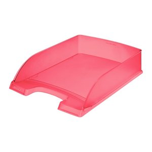 LEITZ Briefablage Plus 52270026 rot-transparent DIN A4, 1 St.