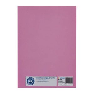 HERMA Heftumschlag glatt rosa Papier DIN A5, 1 St.