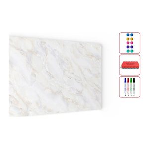 ALLboards Magnettafel 90,0 x 60,0 cm Marmor