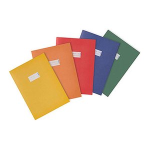 HERMA Heftumschläge farbsortiert Papier DIN A4, 5 St.