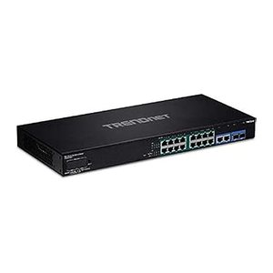 TRENDnet Switch 18-Port Gbit PoE+ Smart Surveillance 2xSFP