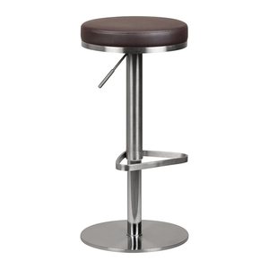 WOHNLING Barhocker WL1.612 braun Kunstleder, 1 St.