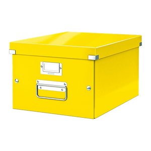 LEITZ Click & Store Aufbewahrungsbox 16,7 l gelb 28,1 x 36,9 x 20,0 cm, 1 St.