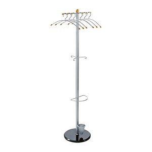 ALCO Kleiderständer 2805 silber Metall 5 Haken Ø 48,0 x 178,0 cm, 1 St.
