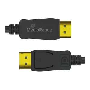 MediaRange DisplayPort Kabel, Ver. 2.1, 40 Gbps, 2.0m, sw