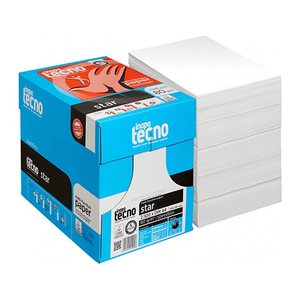 tecno Kopierpapier star DIN A4 80 g/qm 2.500 Blatt Maxi-Box