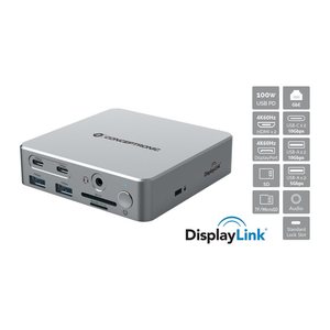 CONCEPTRONIC 15-1 Dock USB-C->2xHDMI/2xUSB-C/4xUSB-A/+80W si