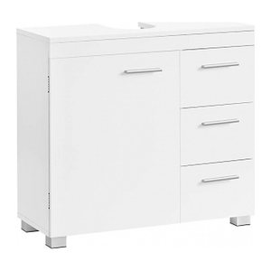 VASAGLE Waschbeckenunterschrank weiß 70,0 x 30,0 x 64,0 cm