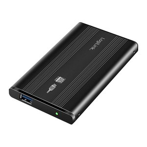 Logilink Geh. 6.3cm (2,5") USB 3.0/SATA Black ALU o. NT