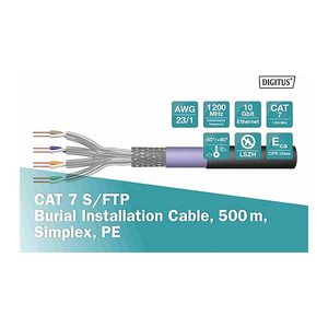 DIGITUS Ethernet Netzwerkkabel DK-1741-VH-1-OD 500,0 m schwarz 1.200 MHz, 1 St.