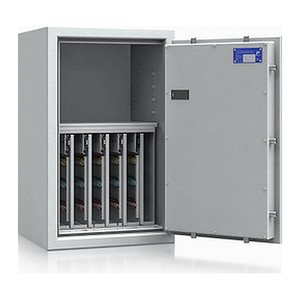 ISS safe4key Schlüsseltresor lichtgrau mit 280 Haken, Elektronikschloss, 50,0 x 42,0 x 80,0 cm, 1 St.