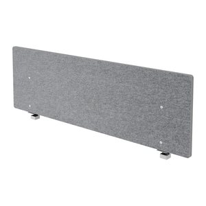 HAMMERBACHER Tischtrennwand VARW16/5, grau 159,5 x 50,0 cm, 1 St.