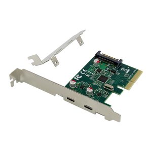 CONCEPTRONIC 4xPCIe3.0 Card 2xUSB-C3.2 Gen2 10Gbps