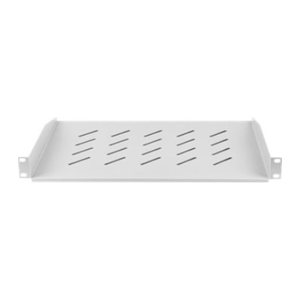 LANBERG 19" Fachboden 1U 483x315mm, max. 25kg, grau