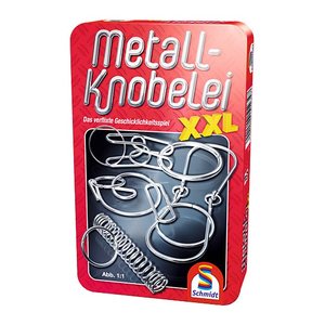 Schmidt MBS Metall Knobelei XXL in Metalldose Geschicklichkeitsspiel, 1 St.
