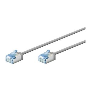 goobay RJ-45 Netzwerkkabel 2,0 m grau bis zu 10,00 Gbit/Sek. bis zu 500 MHz, 1 St.