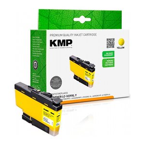KMP  gelb Druckerpatrone kompatibel zu brother LC-3239XLY