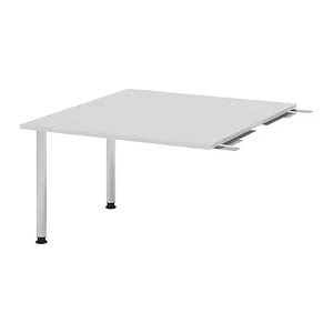 HAMMERBACHER Verbindungsplatte höhenverstellbar KT12C ahorn, weiß rechteckig 120,0 x 130,0 x 72,0 - 74,0 cm