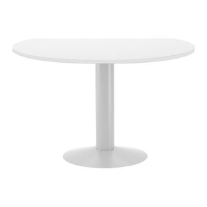 rocada Mehrzwecktisch weiß rund, Säulenfuß weiß, 120,0 x 120,0 x 72,0 cm