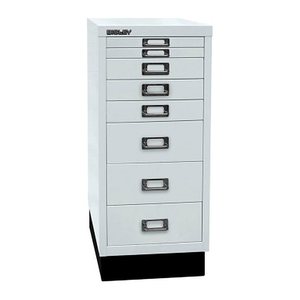 BISLEY MultiDrawer™ L298S Schubladenschrank lichtgrau 8 Schubladen 27,8 x 38,0 x 67,0 cm, 1 St.