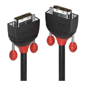 LINDY DVI-D Single Link Kabel Black Line 1m