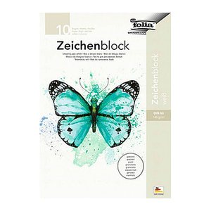 folia Zeichenblock gekörnt DIN A3 140 g/qm, 10 Blatt, 1 St.