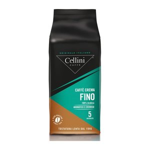 Cellini CAFFÈ CREME FINO Kaffeebohnen, Arabicabohnen kräftig, 1 kg
