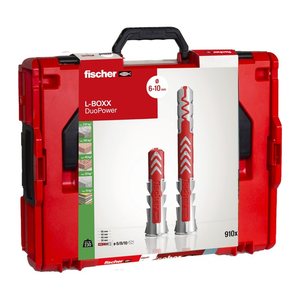 fischer L-Boxx 102 DuoPower 558627 Betondübel-Sortiment, 910-teilig