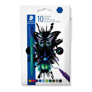 STAEDTLER Fasermaler cool & cute 10er-Set im Kartonetui retail