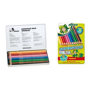 JOLLY SUPERSTICKS DELTA Buntstifte farbsortiert, 12 St.