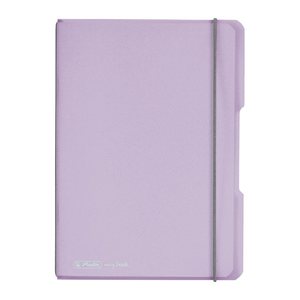 herlitz Notizbuch my.book DIN A5 kariert, flieder Softcover 80 Seiten, 1 St.