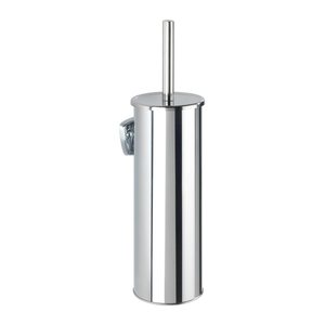 WENKO WC-Garnitur Basic silber Metall, 1 St.