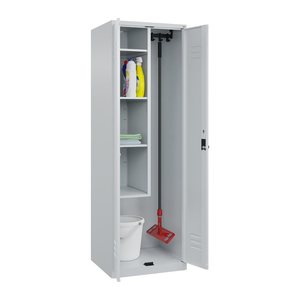 CP Putzmittelschrank Classic Plus 080100-00 S10008 lichtgrau 4 Fachböden 60,0 x 50,0 x 185,0 cm, aufgebaut, 1 St.