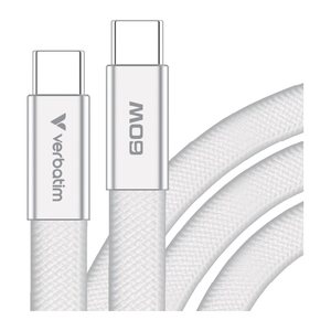 Verbatim USB-C auf USB-C Kabel Sync & Charge 60W 120cm Weiá