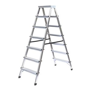 MUNK Klapptritt 11163 silber 2x 3 Stufen, H: 64,0 cm