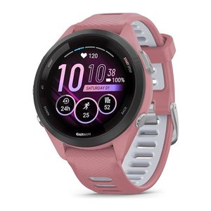 GARMIN Forerunner 265S Smartwatch pink dawn, schwarz