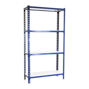 Simonrack Schwerlastregal SIMONCLICK MEGAPLUS 4 8425437076787 blau, weiß 120,0 x 50,0 x 150,0 cm