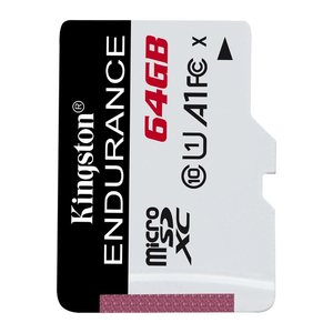 SD MicroSD Card 64GB Kingston SDXC High Endurance (Class1) retail