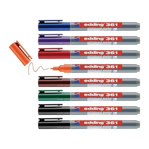 edding 361 Whiteboard-Marker farbsortiert 1,0 mm, 8 St.
