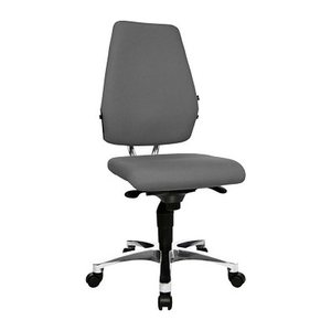 Topstar Bürostuhl Body Balance S30, SI99T23 Stoff grau, Gestell alu