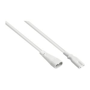 Good Connections Euro-Verlängerung C8-St/C7-Bu weiß 2m