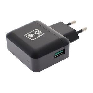 2GO Ladegerät 18W 1-Port 1x USB-A Quick Charge 3.0 schwarz
